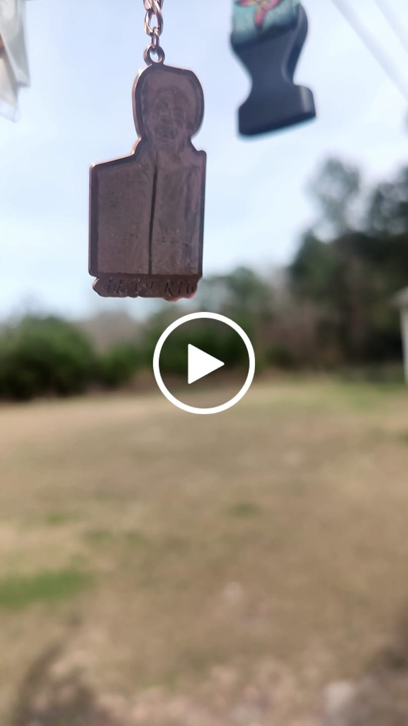 Customer video review of Custom Photo Engraved Keychain