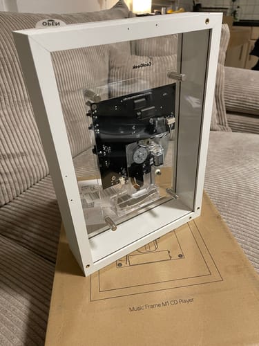 Customer photo review of M1 Music Frame CD Player