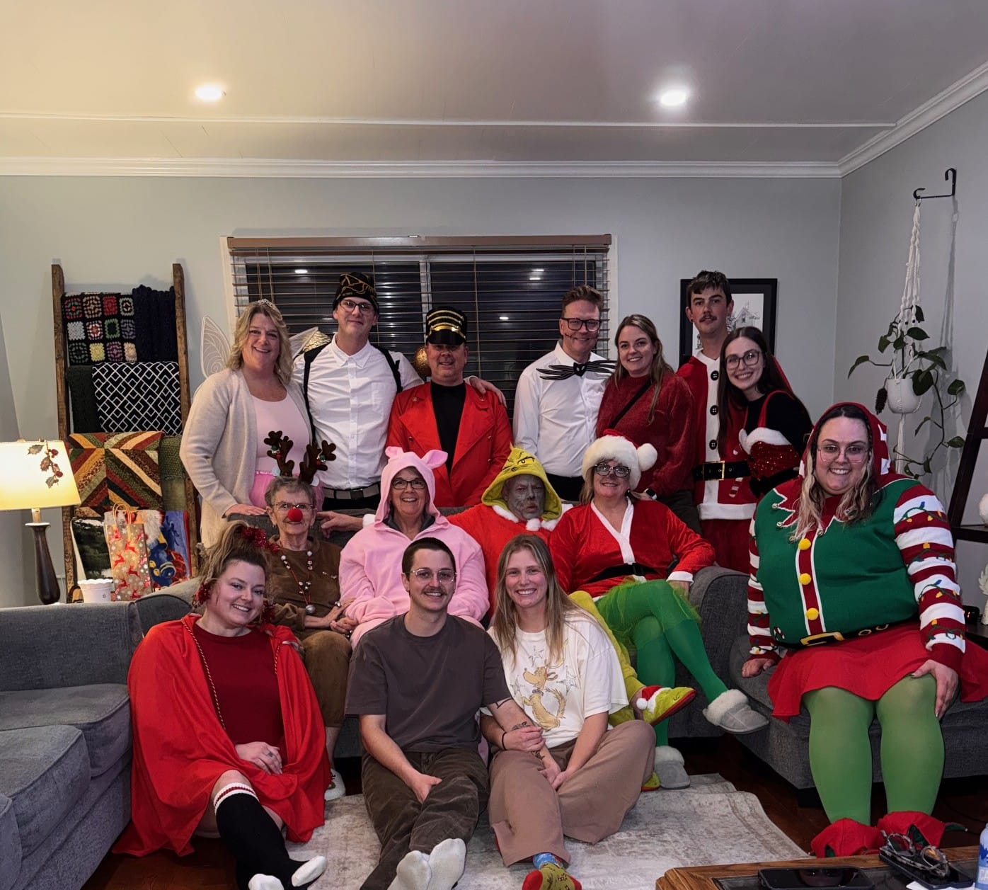 Customer photo review of Christmas Murder Mystery Host Your Own Dinner Party Game Kit