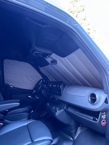 Customer photo review of Sprinter - Windshield Shade