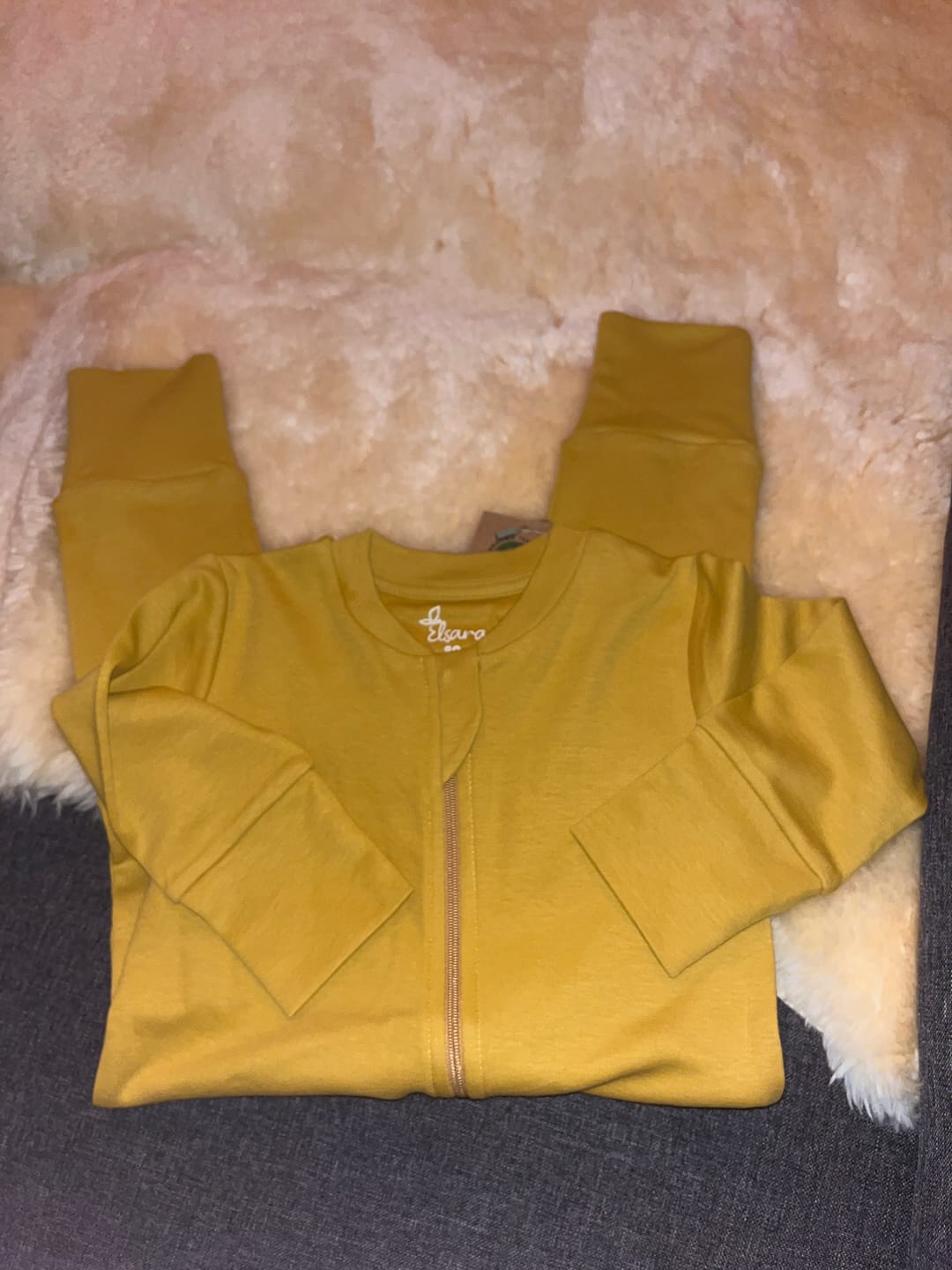 Customer photo review of Cloudy Schlafanzug - Ochre