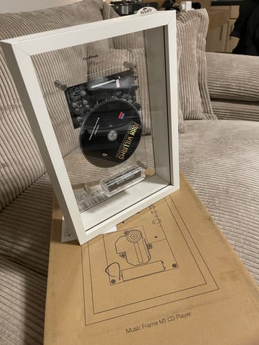 Customer photo review of M1 Music Frame CD Player