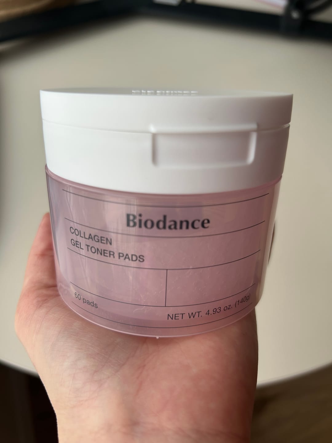 Customer photo review of Gela spilventiņi ar toniku un kolagēnu Biodance Collagen Gel Toner Pads