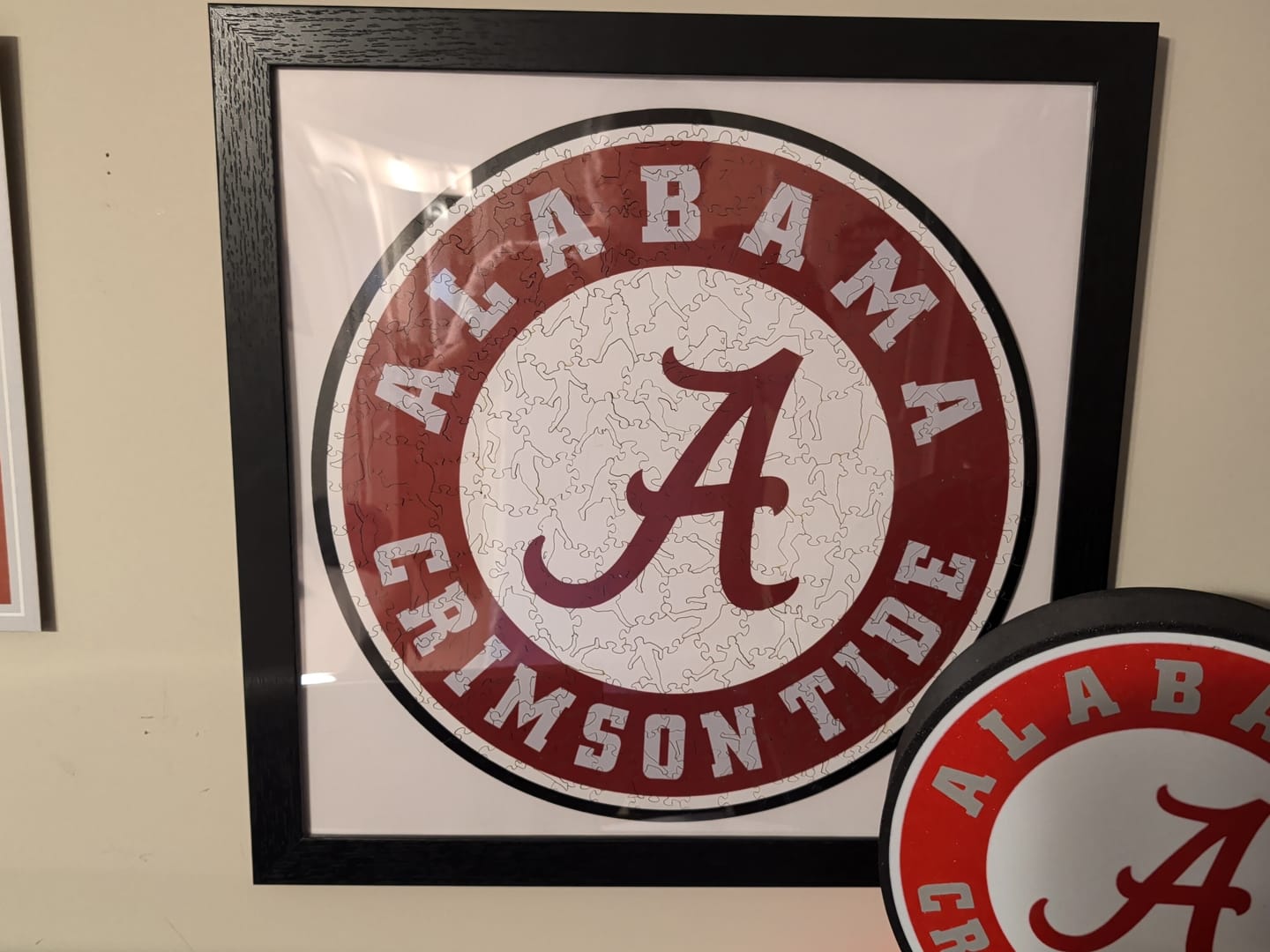 Customer photo review of University of Alabama - Wooden Puzzle