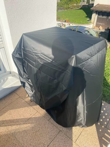 Customer photo review of Capa Impermeável para Sofá Externo Contra Chuva e Sol