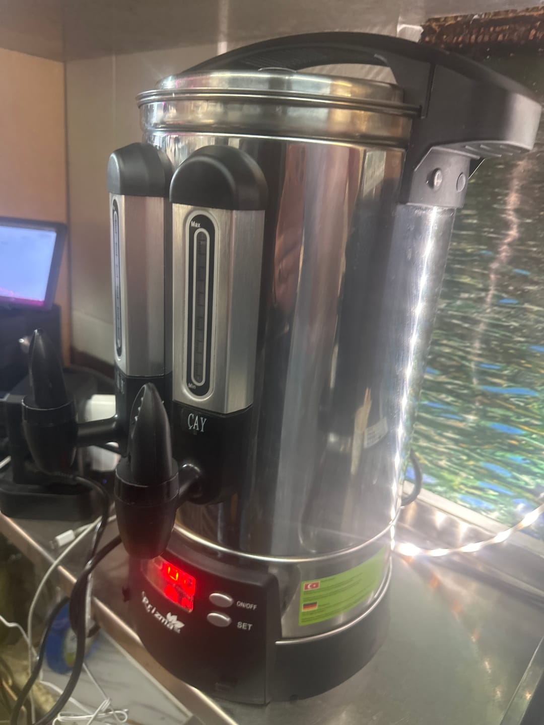 Customer photo review of Elektrikli semaver - 2 bölmeli