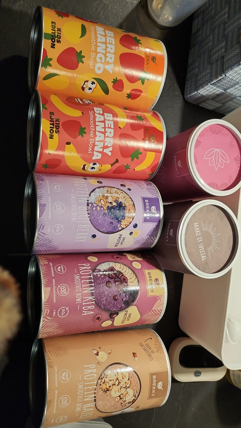 Customer photo review of Limitiertes Neujahrs Probierpaket I 4er Smoothie Bowl Wahlset