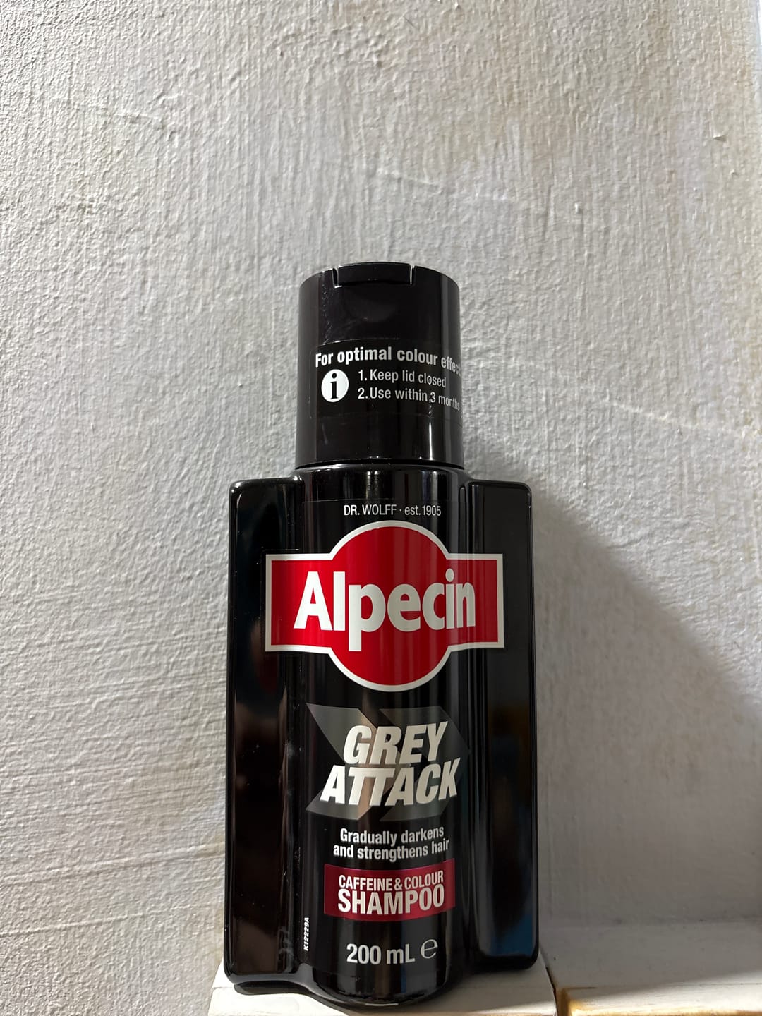 Customer photo review of Alpecin Grey Attack Caffeine & Colour Shampoo (200ml)