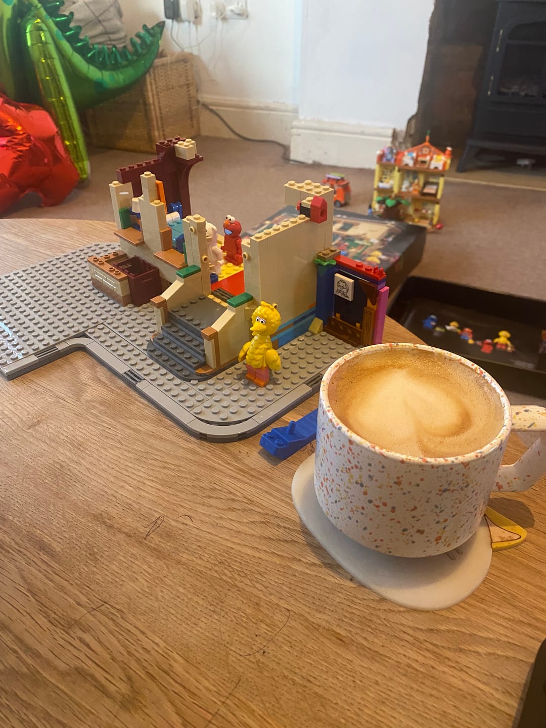 Customer photo review of Chips Stack Mug White & Orange Speckle 280ml