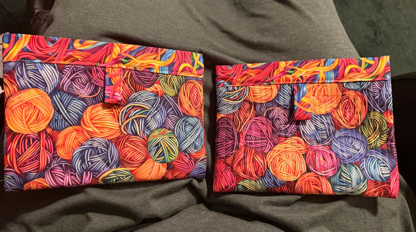 Customer photo review of Packed Balls of Yarn Fabric