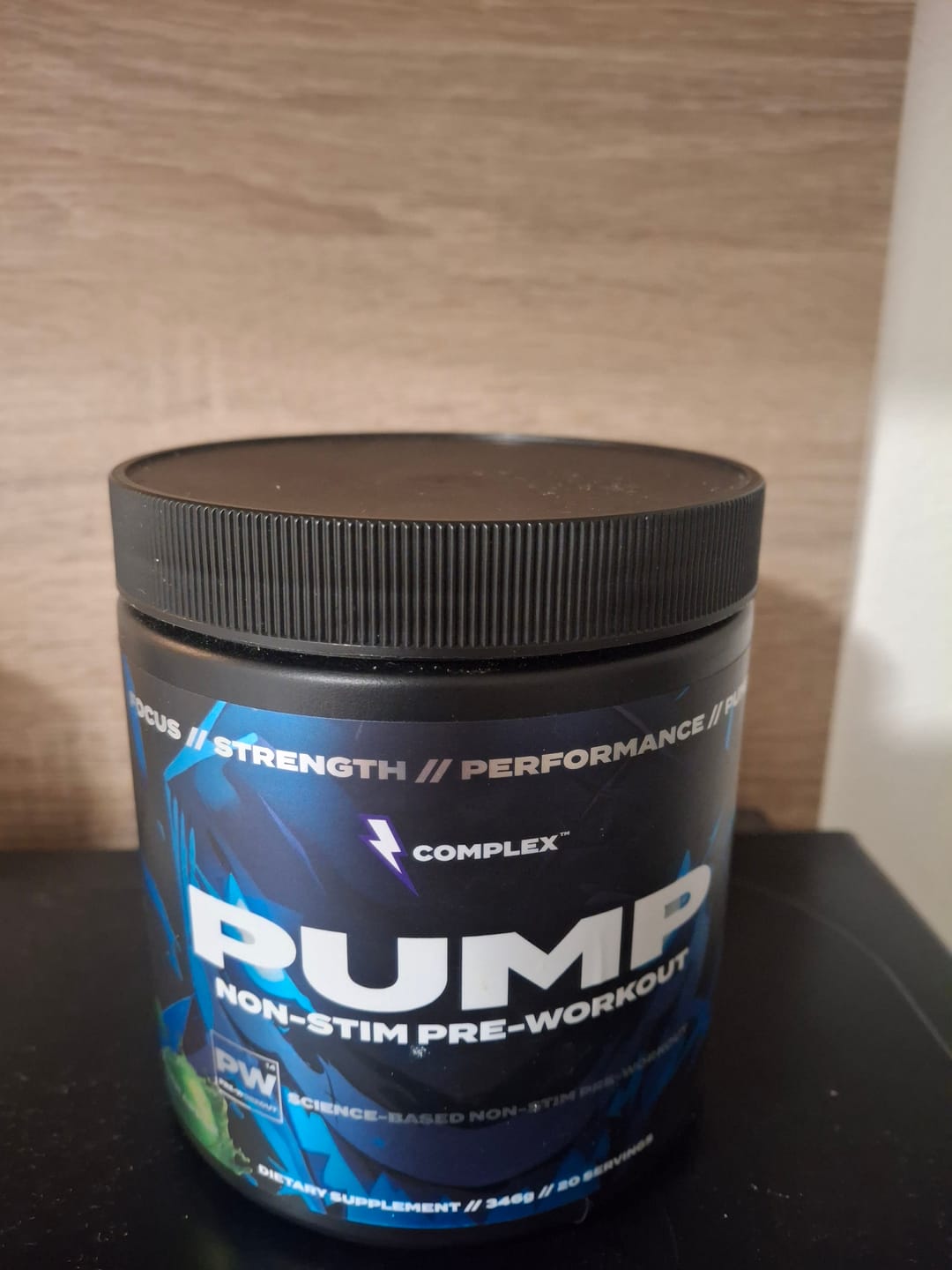 Customer photo review of Pump Non-Stim Pre-workout