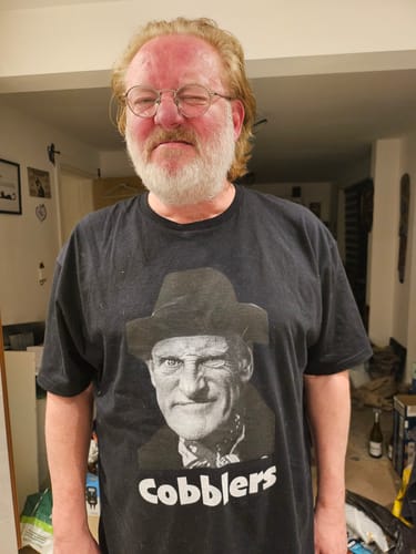 Customer photo review of "Cobblers" T-Shirt