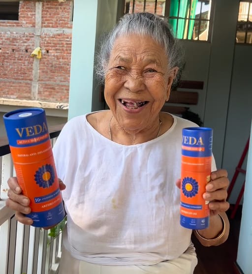 Customer photo review of Veda Active Herbs Pain Oil