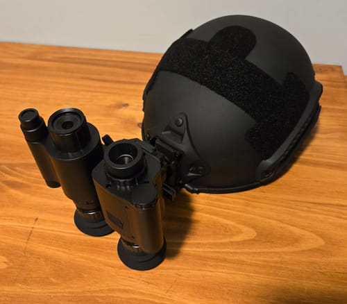 Customer photo review of [NEW] HEAT / VIPER 4.0: Thermal Night Vision Goggle Bridge Combo