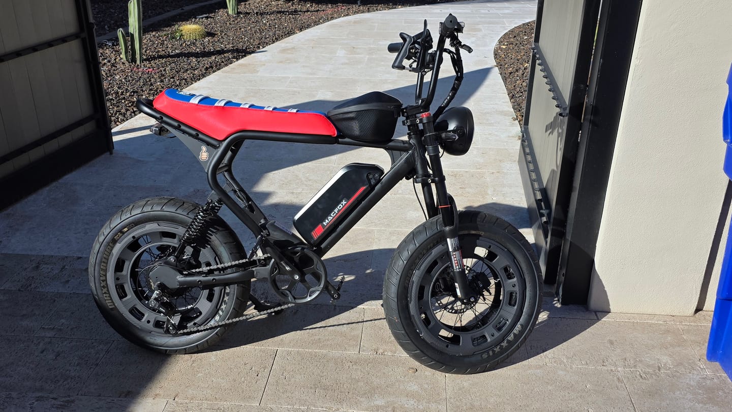 Customer photo review of Macfox X2 Pro Electric Mountain Bike