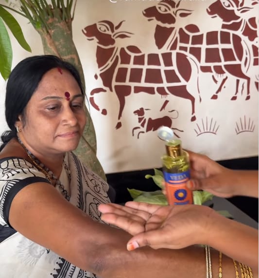 Customer photo review of Veda Active Herbs Pain Oil