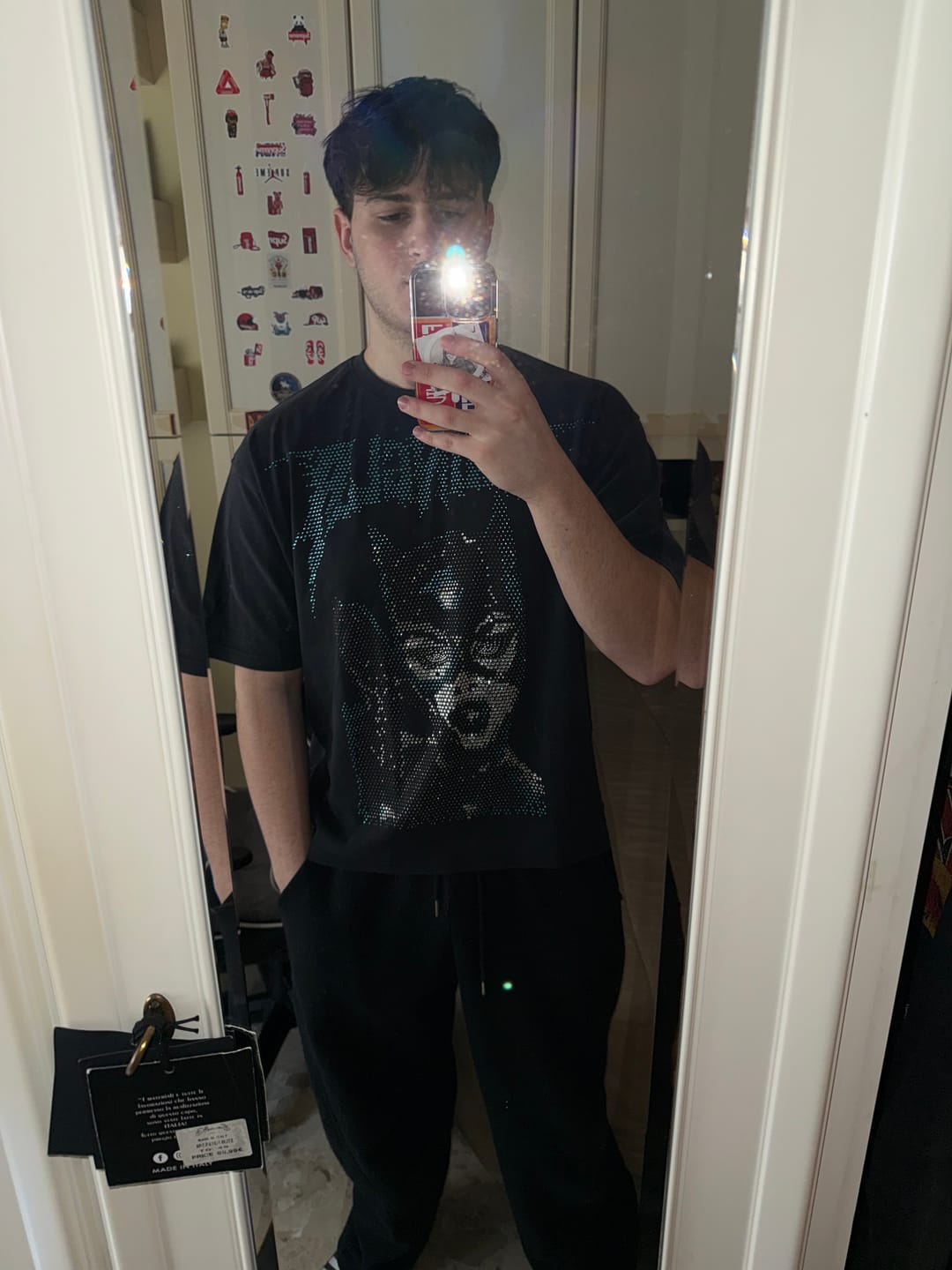 Customer photo review of 4257 - Batman Rhinestone Tees