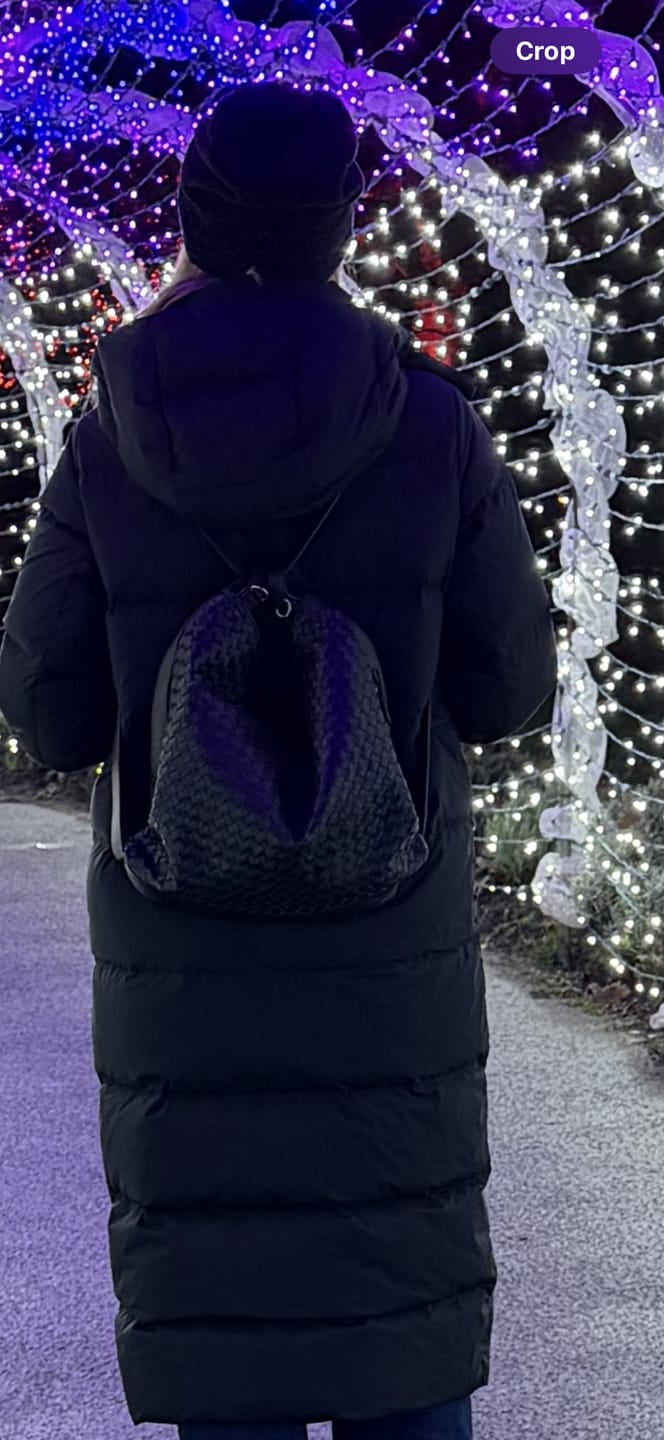 Customer photo review of Woven Evra Tote - Black