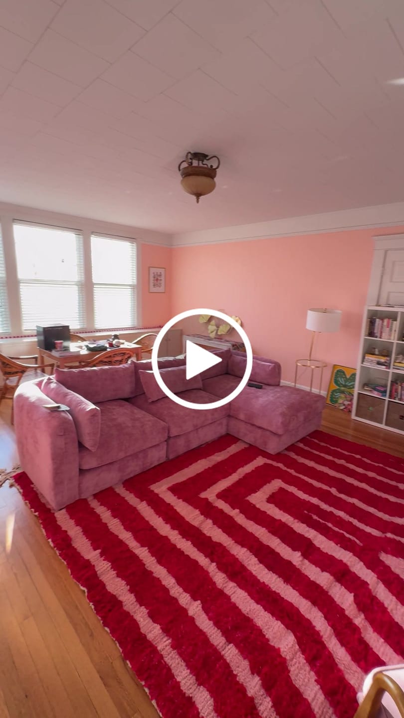 Customer video review of Custom Red Moroccan Rug – handmade Rug