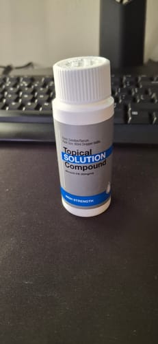 Customer photo review of Minoxidil High Strength (5%) SOLUTION, 3x60ml pack