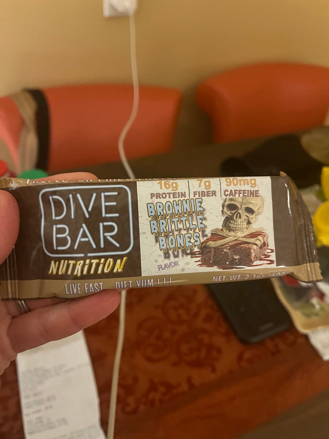 Customer photo review of Brownie Brittle  Bonez - 6 Bars