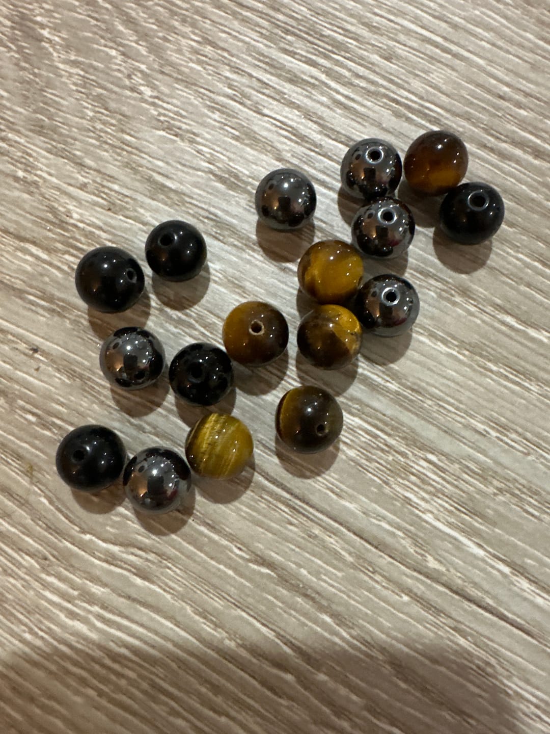 Customer photo review of Bracelet "3 Protections" en Oeil de Tigre, Hématite & Obsidienne Noire