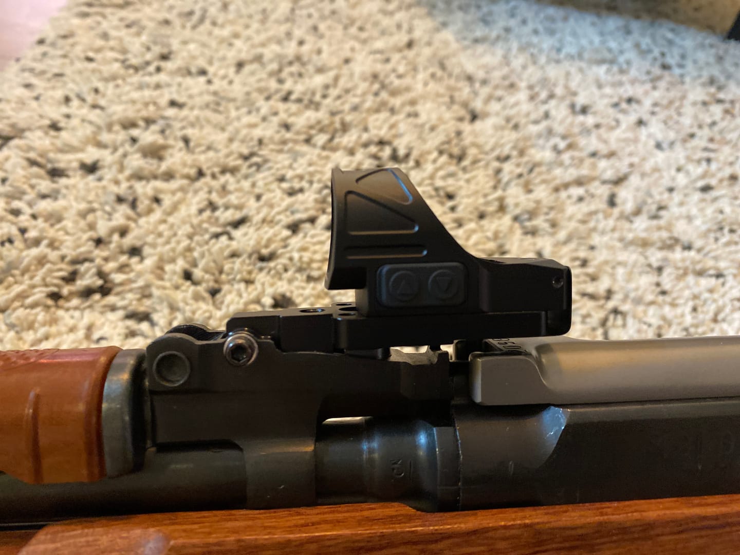 Customer photo review of SKS Micro Red Dot Mount - ultra-low direct micro sight mounting