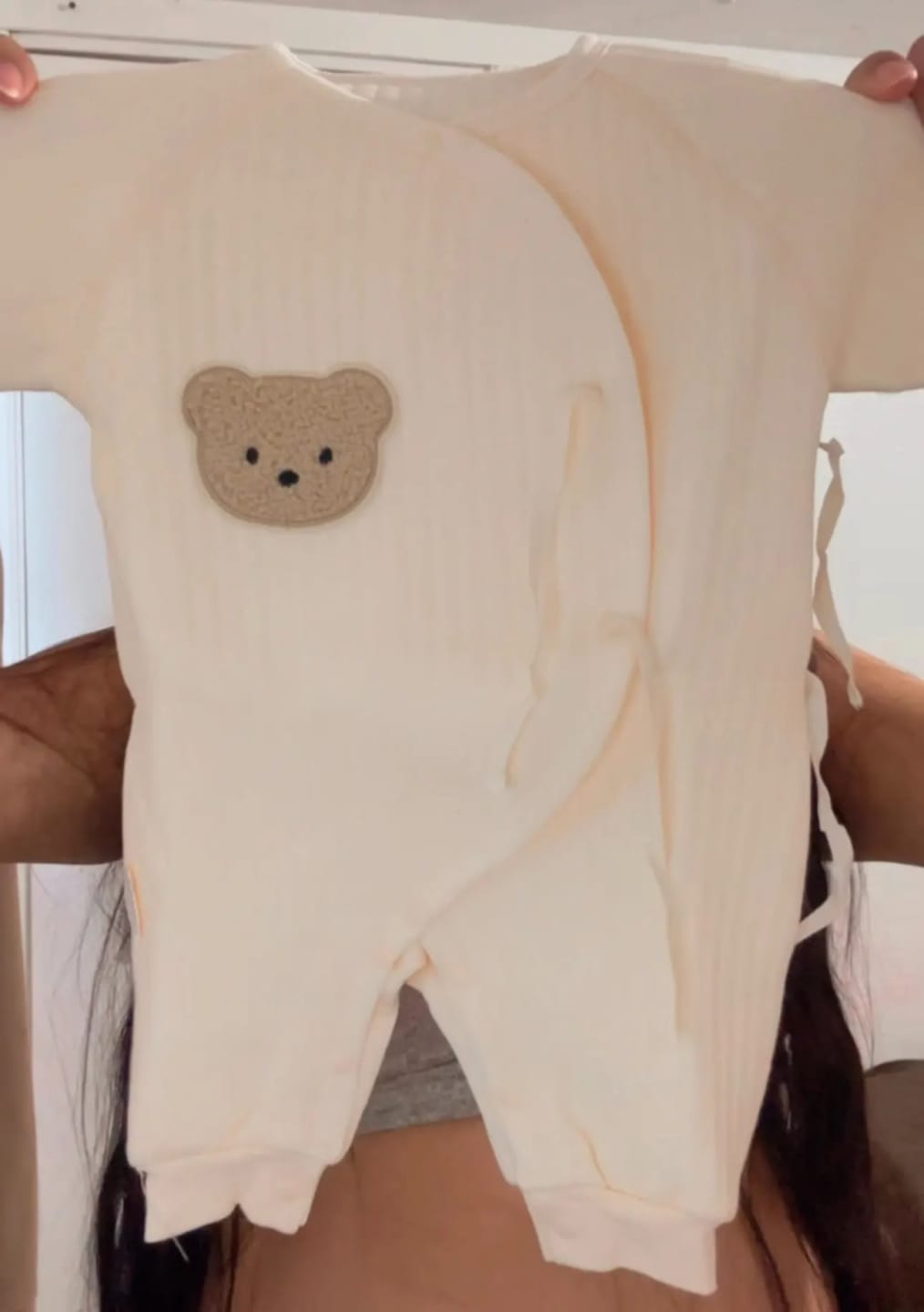 Customer photo review of Newborn Teddy Bear Onesie