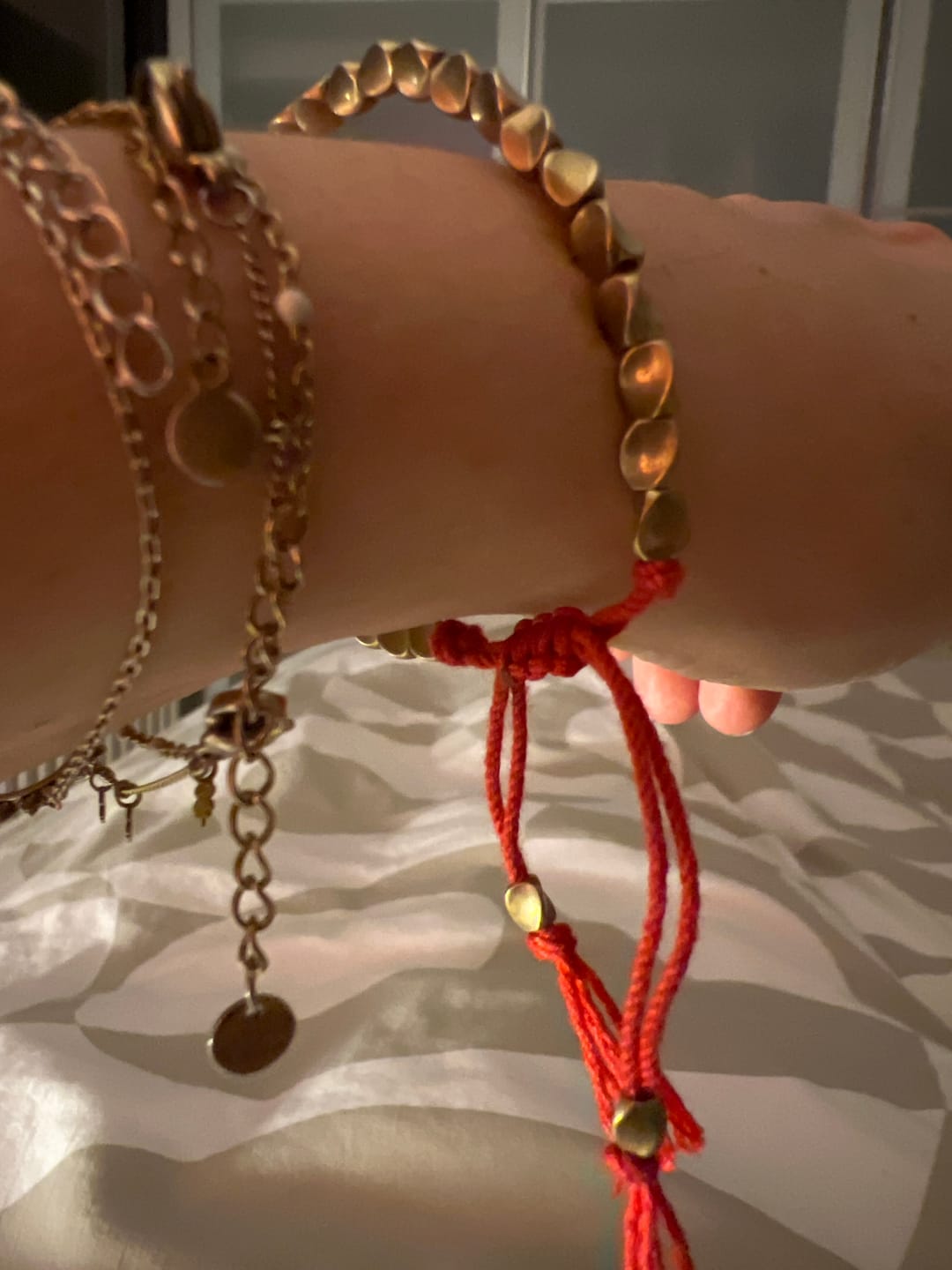 Customer photo review of Trio de bracelets bouddhistes