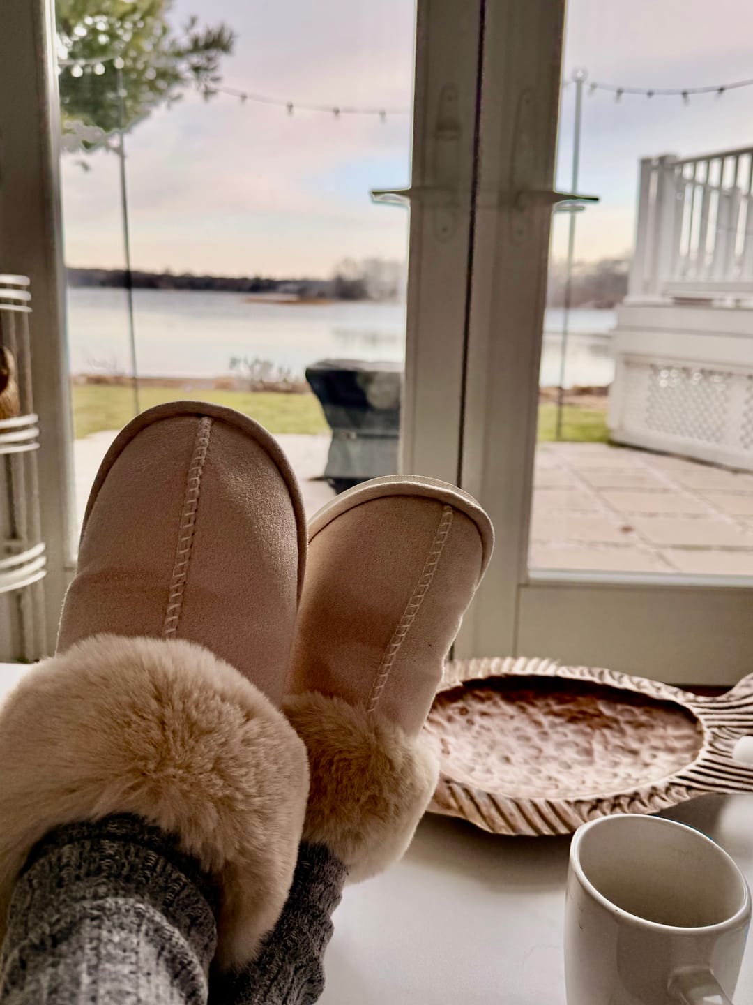 Customer photo review of Nordic Comfy Slippers