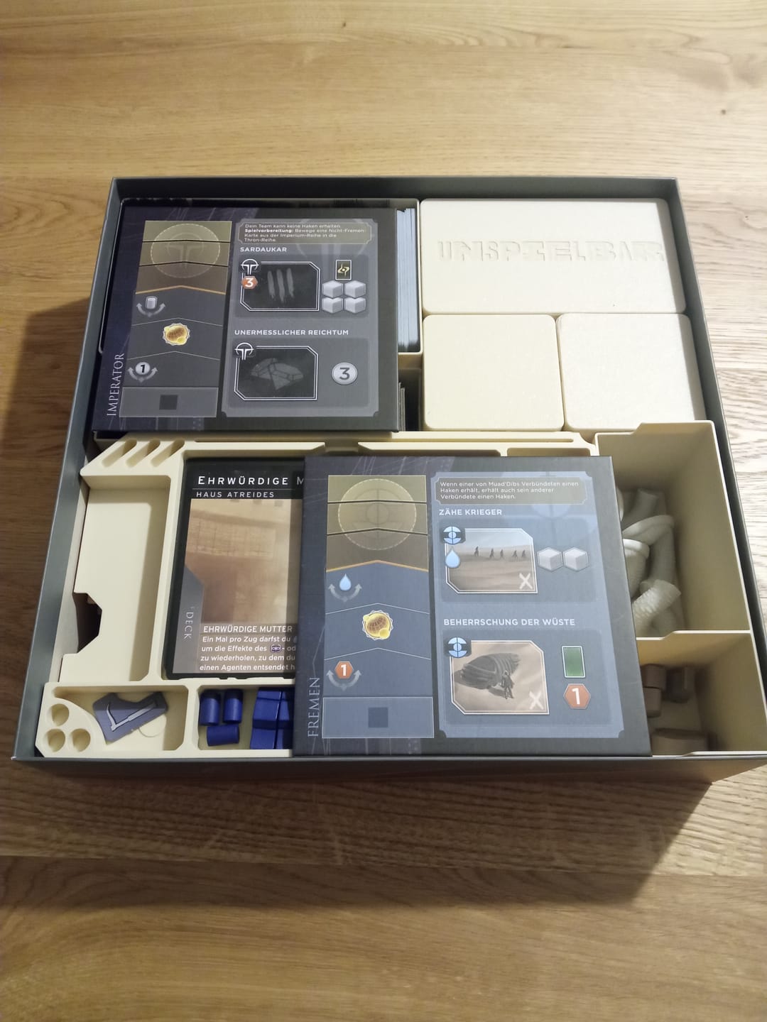 Customer photo review of "UPRISING" Insert + Player Boards