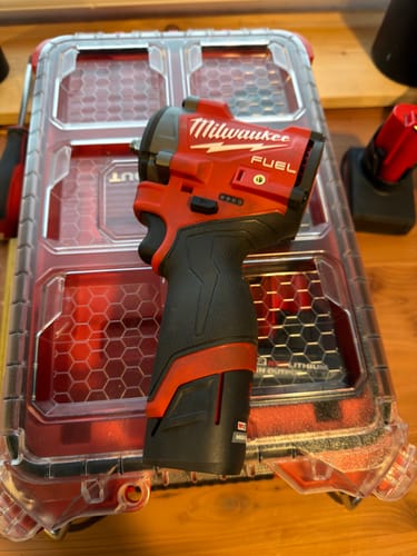 Customer photo review of Milwaukee 2562-20 M12 FUEL™ Stubby 3/8" Impact Wrench