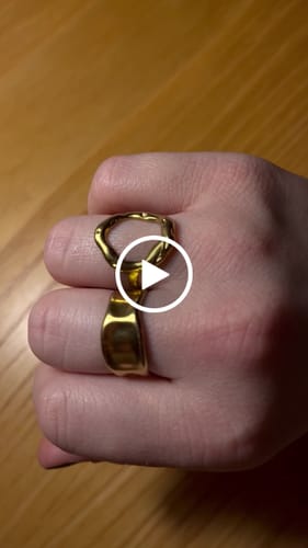Customer video review of Open Circle Ring