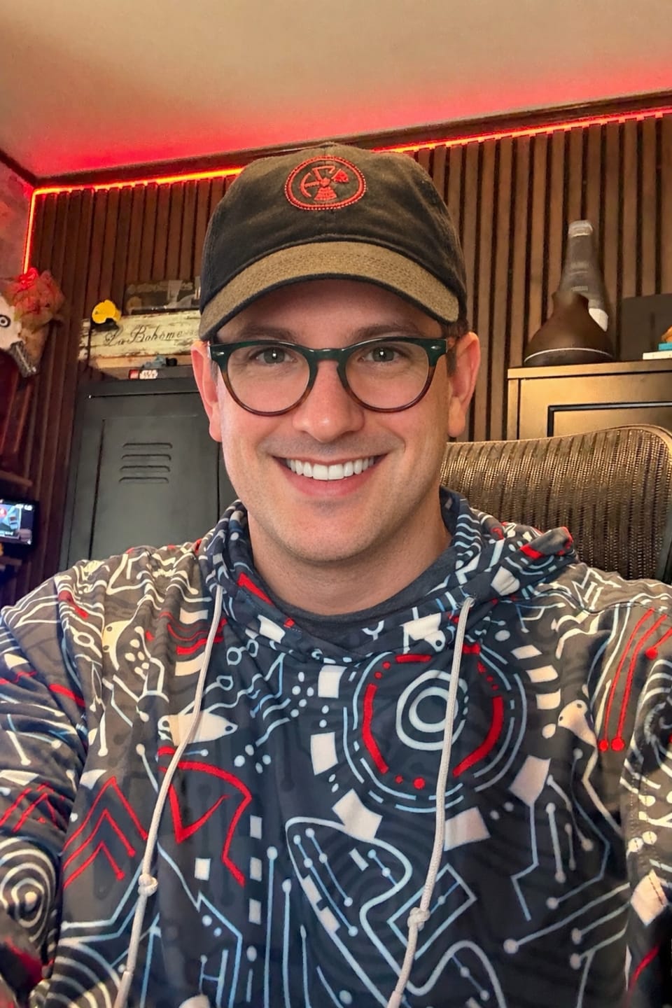 Customer photo review of Disney's Tron "Greetings Programs" – Performance Hoodie