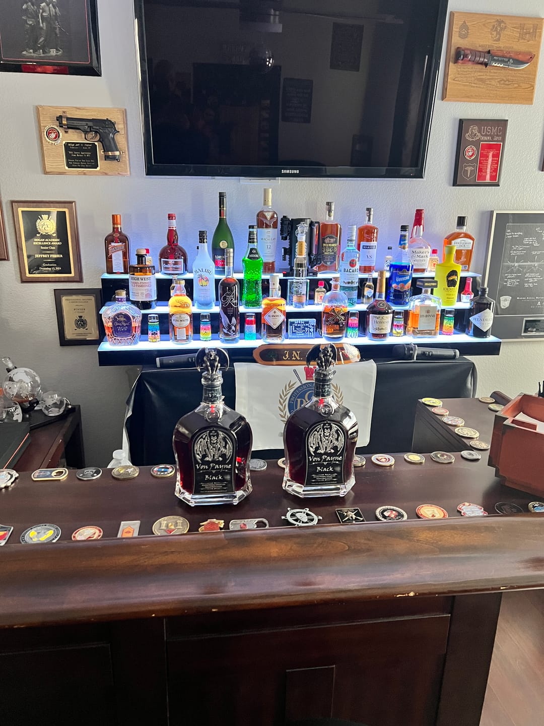 Customer photo review of Von Payne Black Blended Whiskey (2) Bottle Bundle