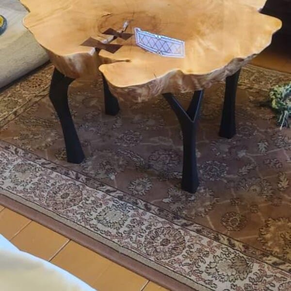 Customer photo review of Bench Legs 118 Faras 16" H Modern Steel Furniture