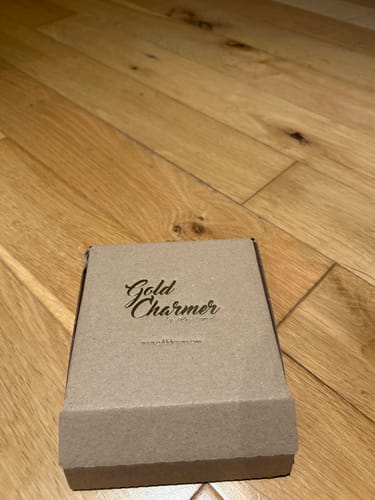 Customer photo review of The Golden Oriental Brisé Fan Charm (375 9ct gold, made in 1973)