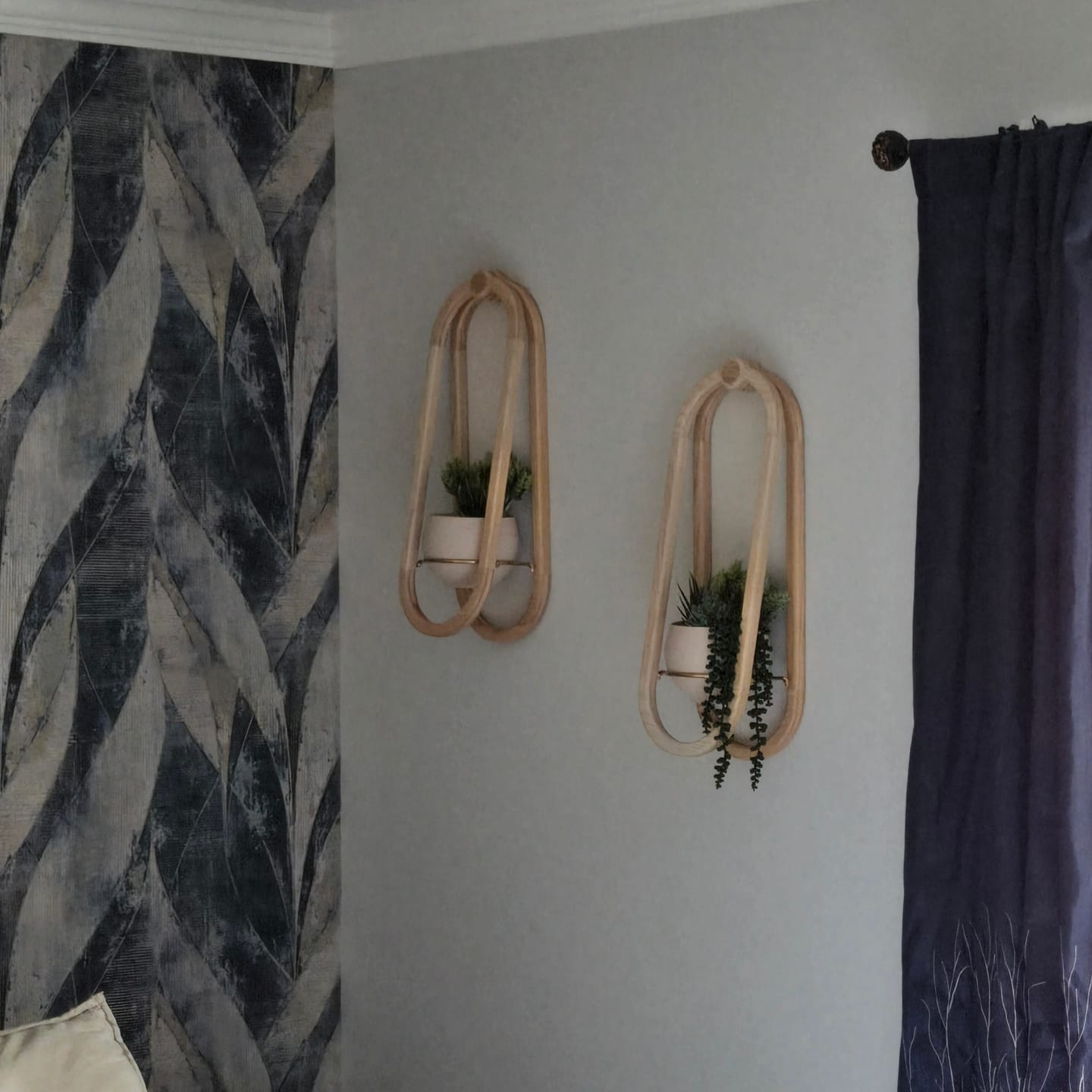 Customer photo review of Frame Wall Planter + Pot Duo