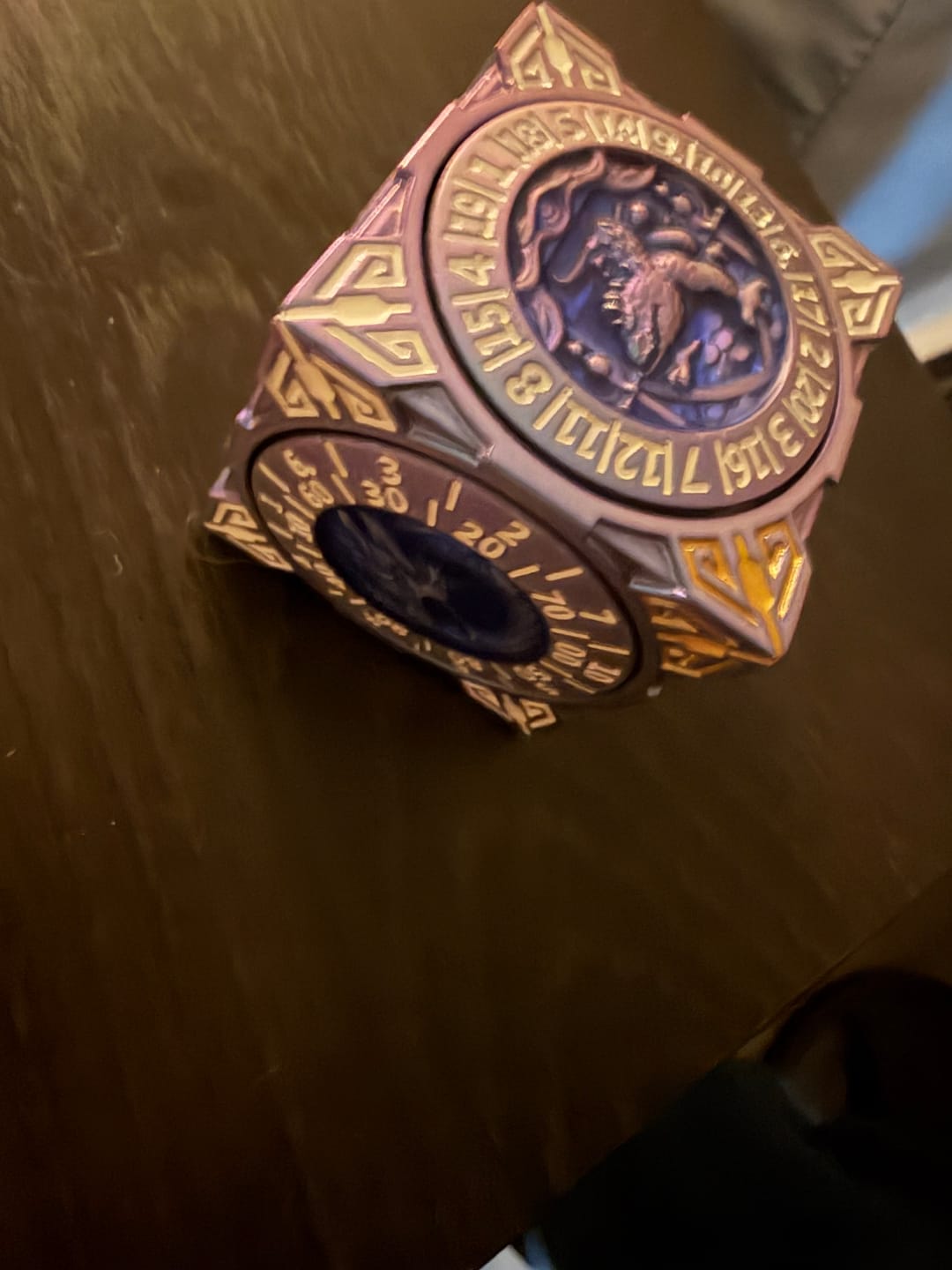 Customer photo review of Masters Dice Relic #000 – Class Legacy Spinner | 7 -in-1 Dual-Spinner Metal Dice