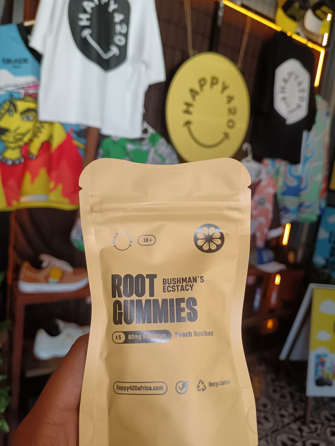 Customer photo review of Root Gummies – Peach Rooibos