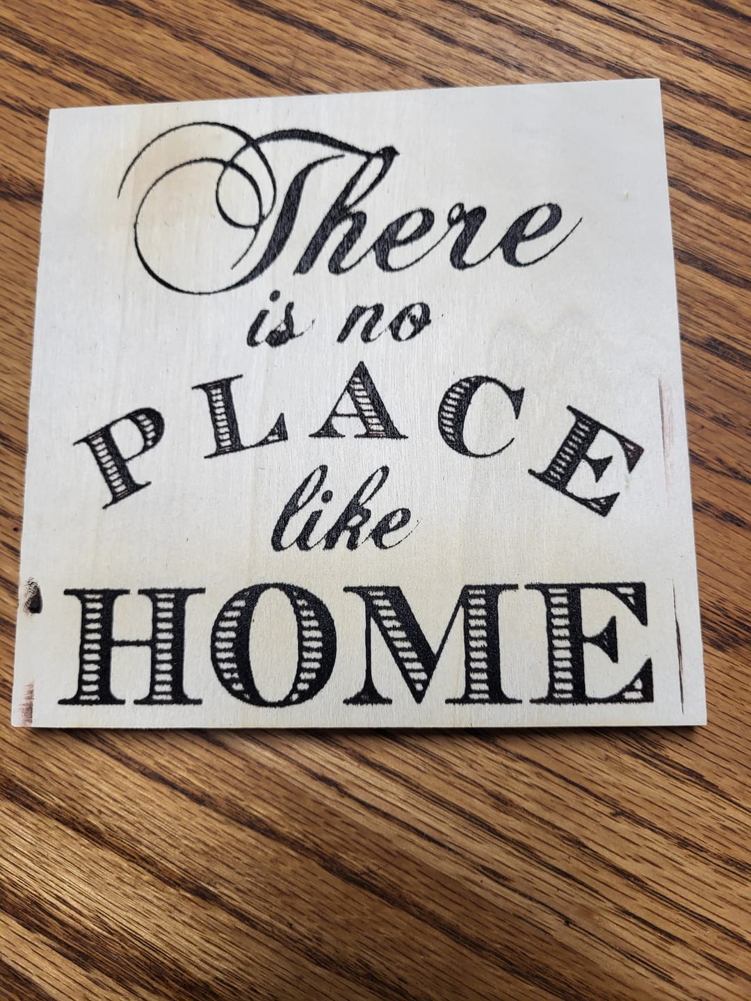 Customer photo review of No Place Like Home - Mesh Stencil 5.5 x 8.5