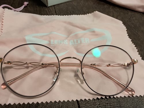 Customer photo review of Ruby Eyeglasses