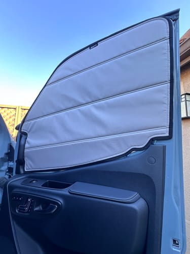 Customer photo review of Sprinter 2019+ - Front Door Shades (set)