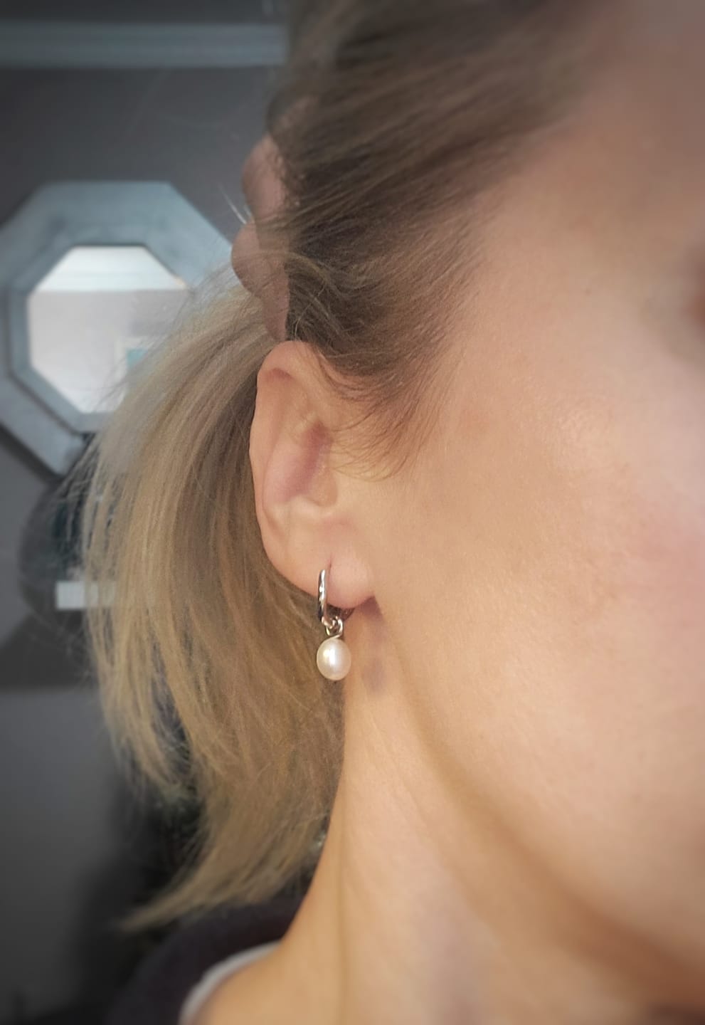 Customer photo review of Pendientes Aros Handama