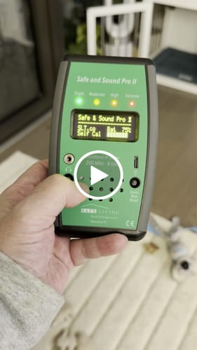 Customer video review of Safe and Sound Pro II RF Meter Calibrated 200 MHz – 8 GHz