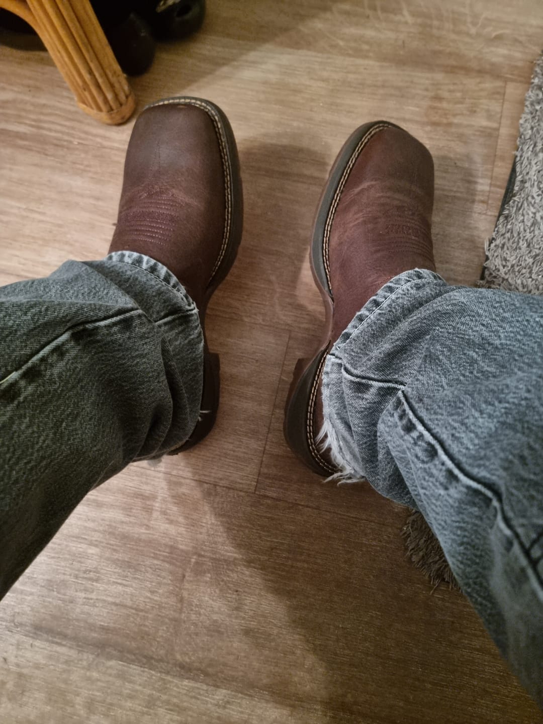 Customer photo review of Men's Rebel Western Boots