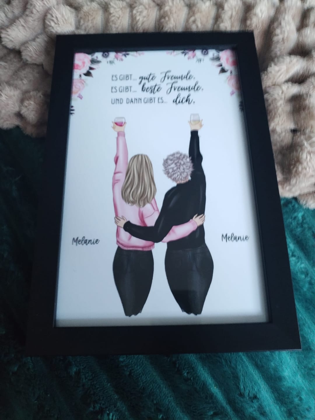 Customer photo review of Best Friends Forever - Personalisiertes Poster