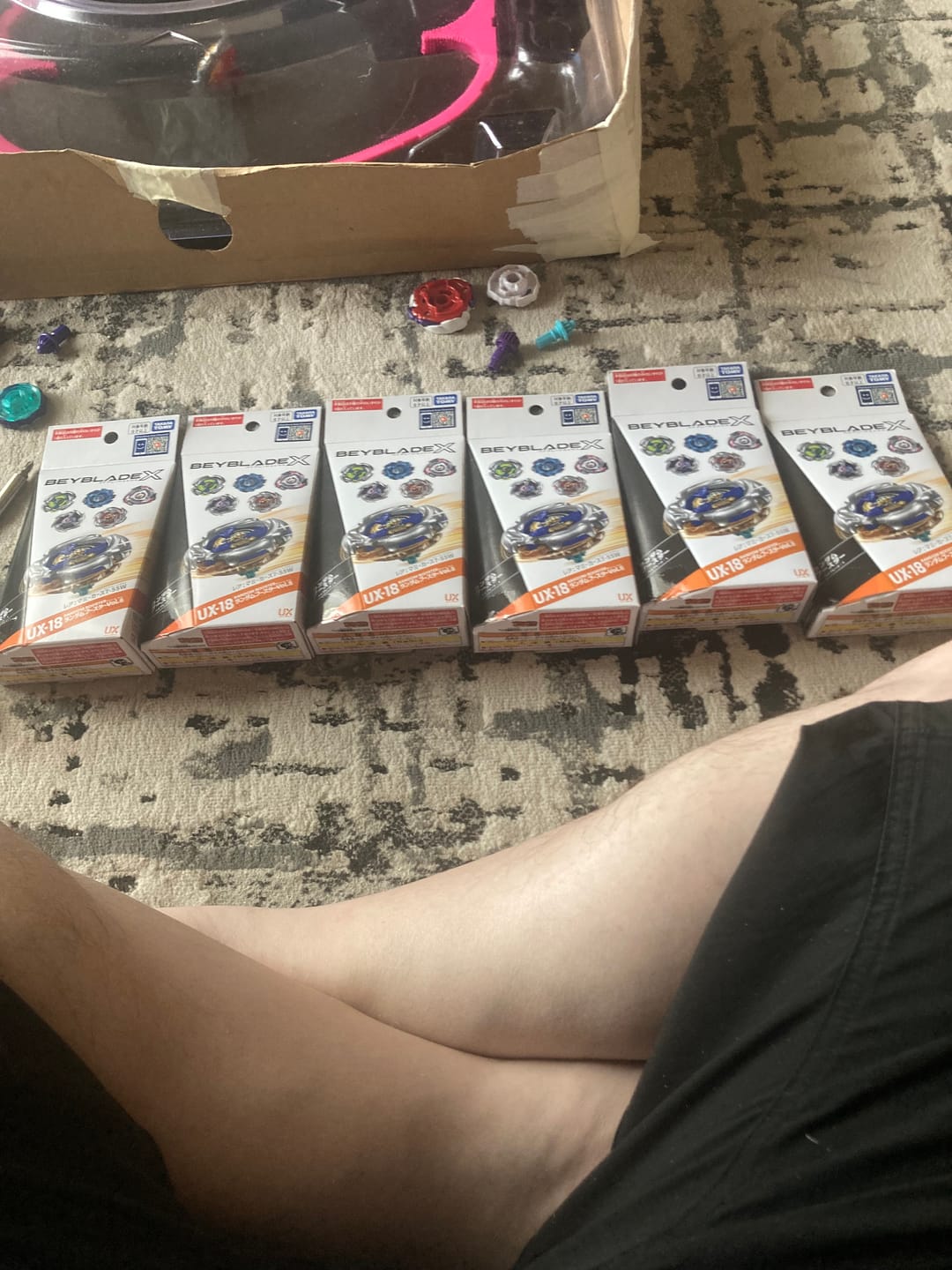 Customer photo review of [Pre-Order] Takara Tomy Beyblade X UX-17 and UX-18 Full-Set December Release Bundle