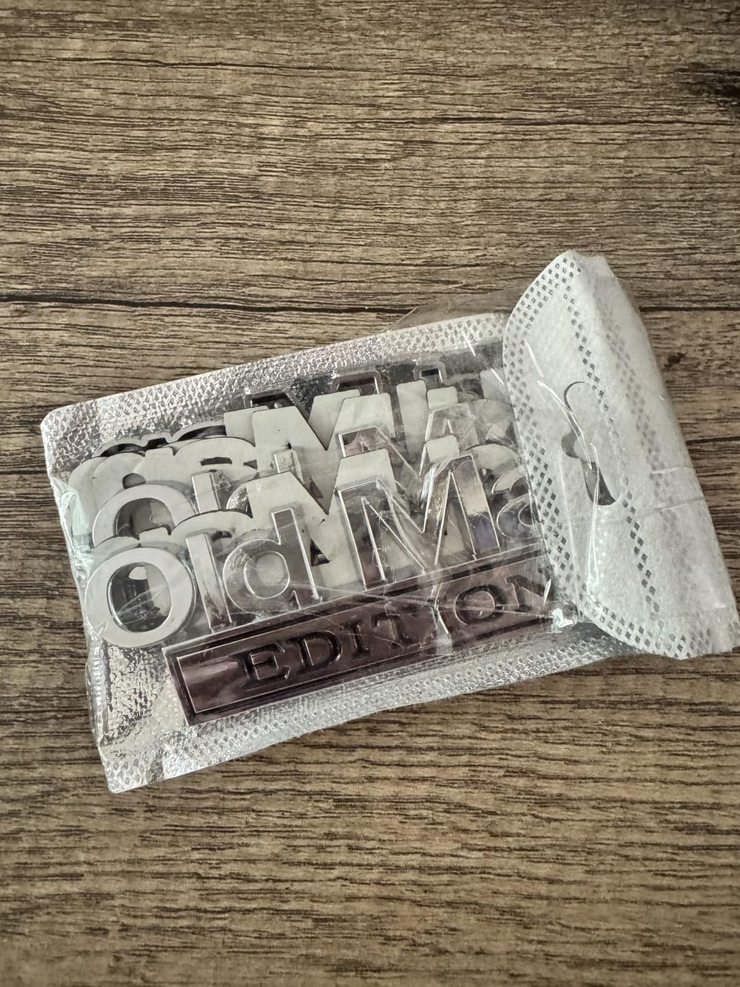 Customer photo review of New Year Hot Sale  - 🚗 Old Man Edition Car Emblem