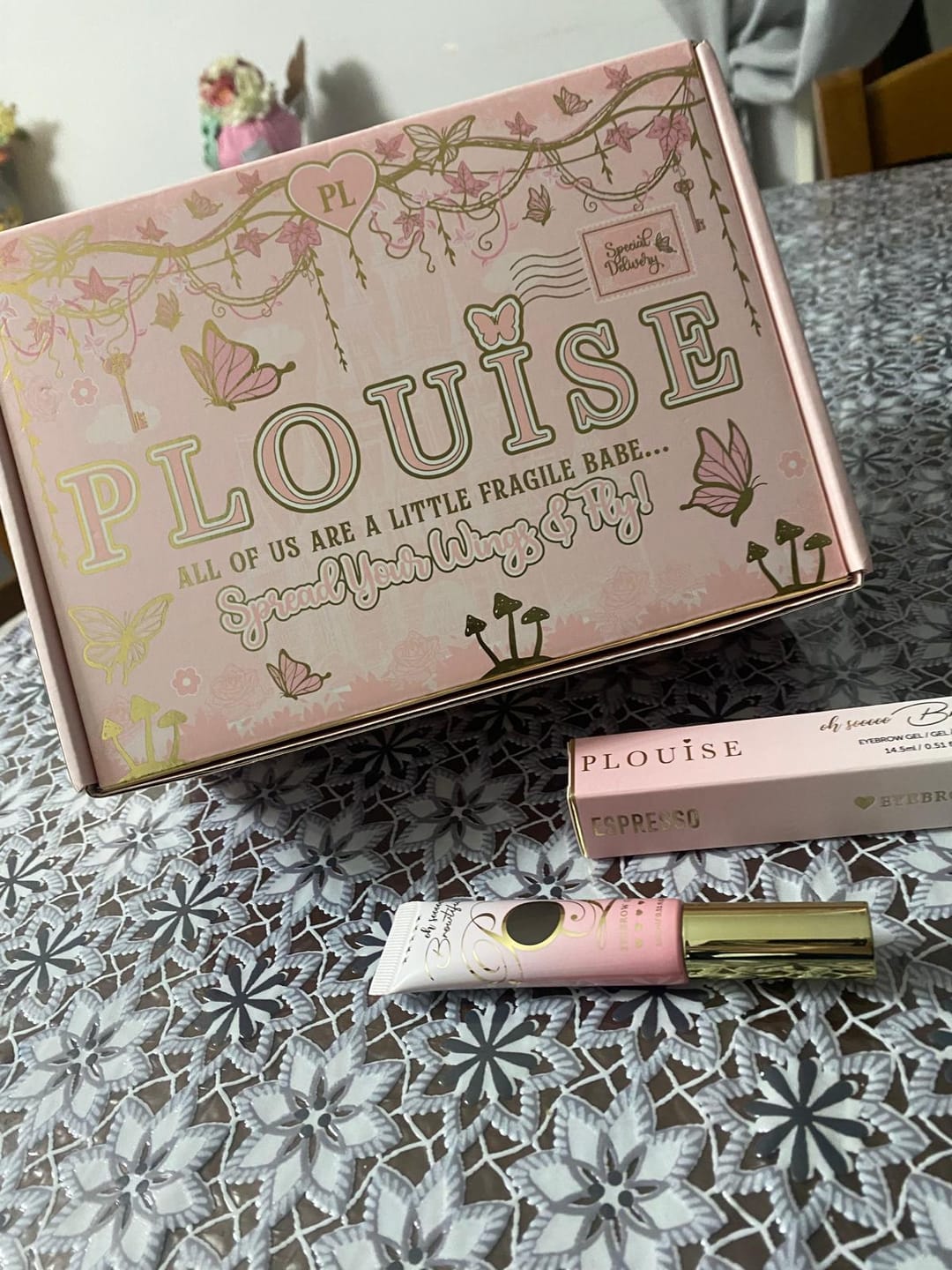 Customer photo review of P.Louise Tinted Eyebrow Gel